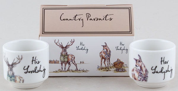 Egg Cups Boxed Set of Two